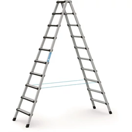 Zarges Csavarozott lépcsős állólétra elox 2x10 Comfortstep B