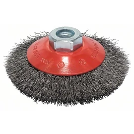 Bosch kúpkefe hullámosított dróttal M14 100 mm, 0.3 mmacél