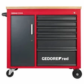 GedoreRed szerszámkocsisatupad MECHANIK 6 fiókos + szekrény üres R20400006