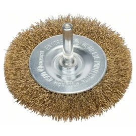 Bosch drótkorong hullámosított dróttal 75x10x0.2 mm, szár: 6 mm sárgaréz