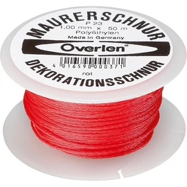 Overmann kőműves zsinór 1.0mm 50m piros