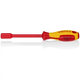 Knipex Dugókulcs csavarhúzó-fogantyúval barnított VDE 10 mm