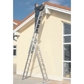 Zarges Skymaster háromrészes D-fokos többcélú létra 3x12 (Z200)