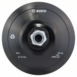 Bosch tépőzáras csiszolótányér 115 mm