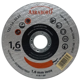 Abraboro Chili vágókorong 125x2.0x22.23