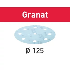 Festool Csiszolópapír STF D125/8 P1000 GR/50 Granat (50 db/doboz)