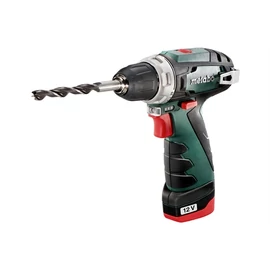 Metabo PowerMaxx BS Basic akkus fúrócsavarozó 2x12V 2.0Ah, LC 12, koffer