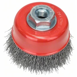 Bosch fazékkefe hullámosított dróttal M14 70 mm, 0.3 mm acél