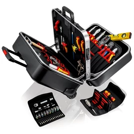 Knipex BIG Twin Move szerszámkoffer 63 villanyszerelő szerszámmal (Elektro)