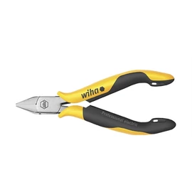 Wiha Professional ESD műszerész oldalcsípő fogó Széles, hegyes fej fazetta nelkul 115 mm, 4 1/2&quot; (26821)