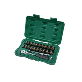 Sata BoltBiter sérült csavar kihajtó dugókulcs készlet 7-19mm 23 részes