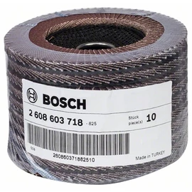 Bosch lamellás tárcsa 125x22.23 mm P80 fémhez Alox X431 egyenes üvegszál