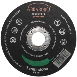 Abraboro Chili Premium kővágó 125x1.0x22.23