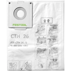 Festool FIS-CTH 26 biztonsági szűrőzsák (3db)