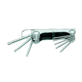 Gedore hajlított csavarkulcs készlet csíptetőben, 8 részes TORX T9-T40 (SCL 43 TX-80)