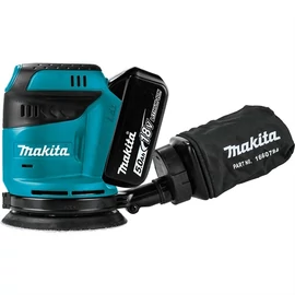 Makita DBO180RTJ 18V LXT Li-ion excentercsiszoló 2x5.0Ah 123 mm