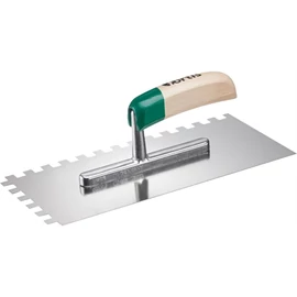 Fortis Simítókanál fogazott rm. 280x130mm 10x10mm