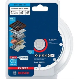 Bosch Expert gyémánt vágókorong fémhez 105 x 20/16 mm