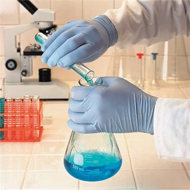 ANSELL 92-670/090 Touch N Tuff egyszer használatos púdermentes kék nitril kesztyű