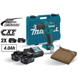 Makita HV2308-10 12Vmax CXT Li-Ion BL gépszett 35 Nm fúró-csavarbehajtó 2x4.0 Ah + fűthető takaró