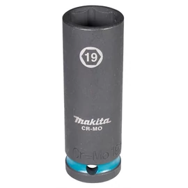 Makita 1/2&quot; 19x81,5 mm CR-MO IMPACT BLACK gépi dugókulcs