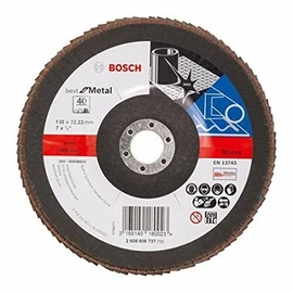 Bosch lamellás tárcsa 125x22.23 mm P60 fémhez Alox X431 egyenes üvegszál