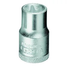 Gedore torx dugókulcs betét 1/2&quot; külső TORX E18 (TX 19 E18)