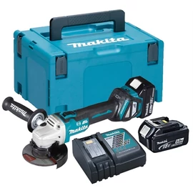 Makita DGA513RTJ 18V LXT Li-ion BL 125mm akkus sarokcsiszoló ford+fé 2x5.0Ah