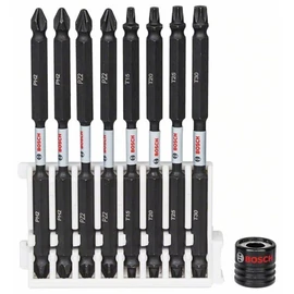 Bosch Impact Control kétvégű bit készlet 110 mm, 8 részes + mágneses bittartó