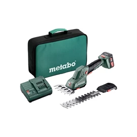 Metabo PowerMaxx SGS 12 Q akkus fűszegély és bokorvágó olló 1x2.0Ah + SC 30 töltő + vászontáska