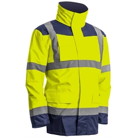 KANATA 4/1 HI-VIZ sárga/kék PE kabát M (44/46)