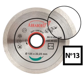 Abraboro gyémánttárcsa csempevágó 125x1.8x22.23 (NO.13)