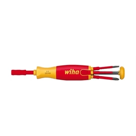 Wiha LiftUp electric csavarhúzó bittárral Phillips, PlusMinus/Pozidriv, lapos 6 slimBittel bliszter csomagolásban (38613)