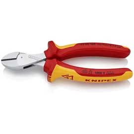 Knipex X-Cut Kompakt oldalcsípő fogó nagy áttételű krómozott VDE 160 mm