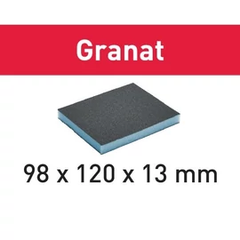 Festool Csiszolószivacs 98x120x13 220 GR/6 Granat (6 db/doboz)