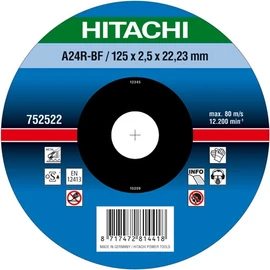 Hikoki vágókorong fém 150x2.5mm egyenes