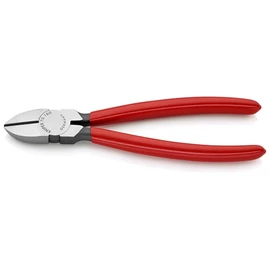 KNIPEX 70 01 180 EAN Oldalcsípőfogók műanyaggal bevonva feketére foszfátozott 180 mm
