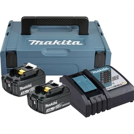 Makita 197952-5 18V LXT Li-ion 2x3.0Ah akku + DC18RC töltő készlet + MAKPAC