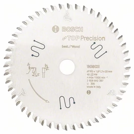 Bosch körfűrészlap 165x20/56 Top Precision Best for Wood