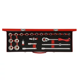 GedoreRed dugókulcs készlet 1/2&quot; 10-32 mm 24 részes R69004024