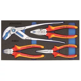 Gedore VDE fogókészlet Check-Tool modulban (1500 CT1-VDE 142)