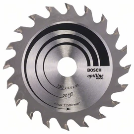 Bosch körfűrészlap 130x20/20 Optiline Wood