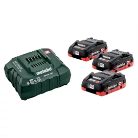 Metabo akkumulátor alapkészlet 3 x 4.0 Ah LiHD + ASC 30-36 V töltő (karton)