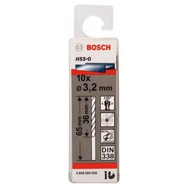 Bosch HSS-G csigafúró 3.2mm 10 db