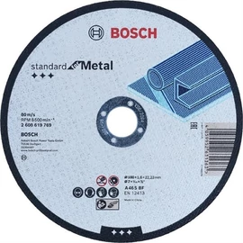 Bosch Standard for Metal sík vágótárcsa, 180 mm, 22,23 mm