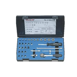 Gedore dugókulcs készlet 1/4&quot;, 32 részes, hatszög IN-IS-PH-PZ (20 IMU-3)