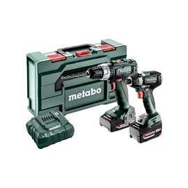 Metabo Combo Set 2.8.2 18V (BS 18 L + SSD 18 LT 200 BL) akkus fúró-csavarozó + ütvecsavarozó