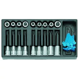 Gedore dugókulcs készlet 1/2" 1/3 ES modulban (1500 ES-ITX 19 LKP)