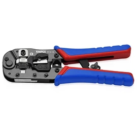 Knipex krimpelő fogó RJ45 Western dugókhoz többkomponensű markolattal 191 mm