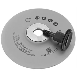 Fein gumitányér 180mm feszítő egységgel